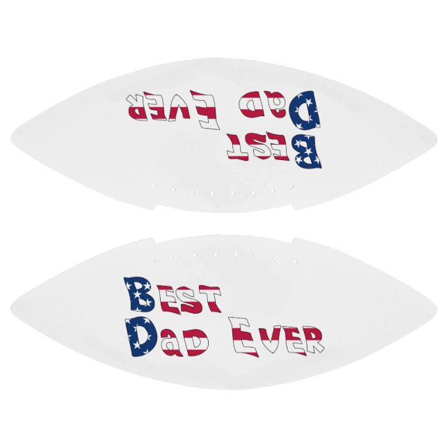 Best Dad Ever USA Flag Football (Panels)
