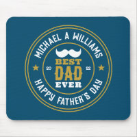 Best Dad Ever Vintage Retro Badge Father's Day