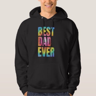 Best Dad Ever With US American Flag  Fathers Day D Hoodie