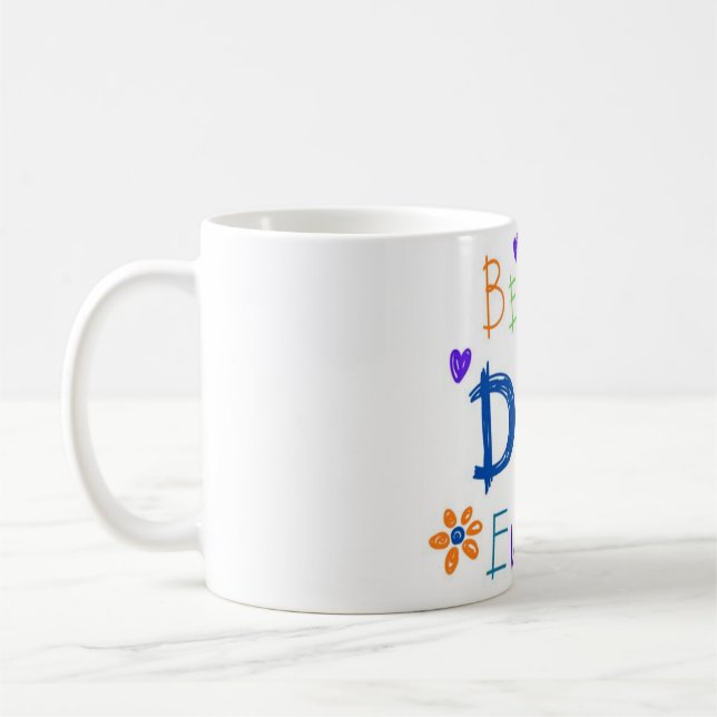 Best Dad Every-Kids Drawling Coffee Mug (Left)