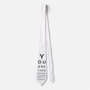 Best Dad Eye Test Tie