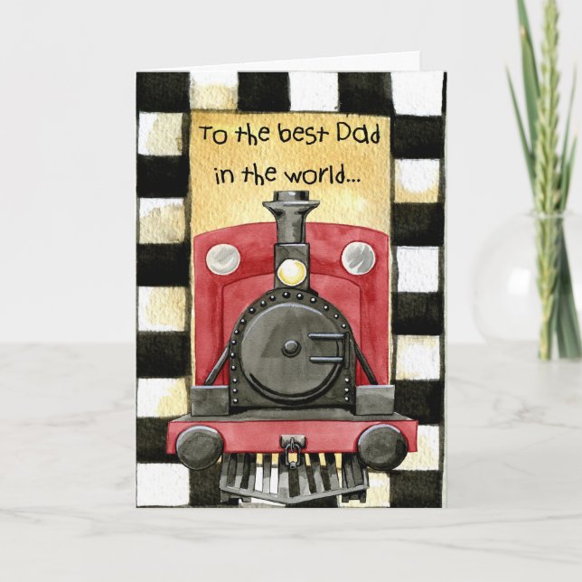 Best Dad Father's Day Card (Front)