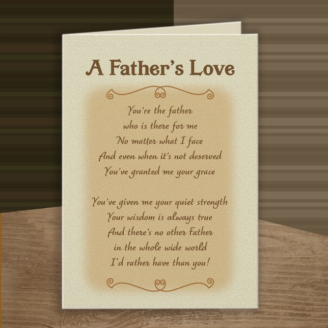 Best Dad Father's Day Card (Father's Love card for Father's Day.)