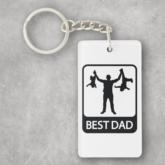 Best Dad - Father's Day Keychain (Creator Uploaded)