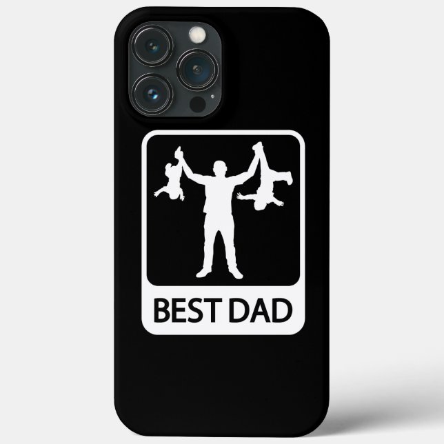 Best Dad - Funny iPhone Case (Back)