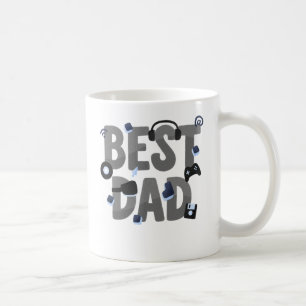 BEST DAD Gaming Dad Graphic Coffee Mug