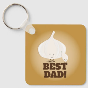 Best Dad Garlic Keychain
