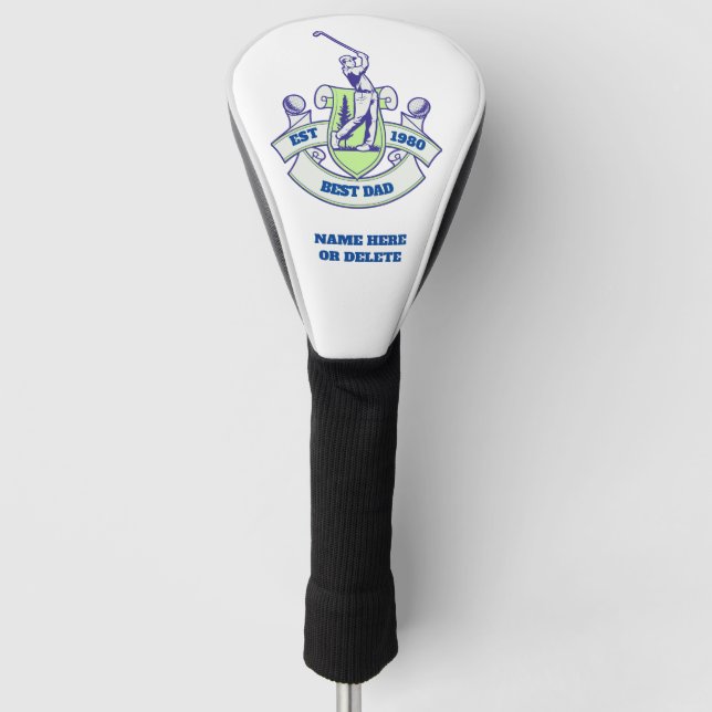 BEST DAD GOLFER GOLF HEAD COVER (Front)