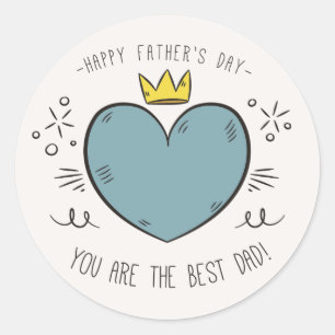 Best Dad Happy Father's Day   Sticker