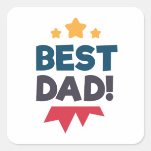 Best Dad Happy Father's Day   Sticker