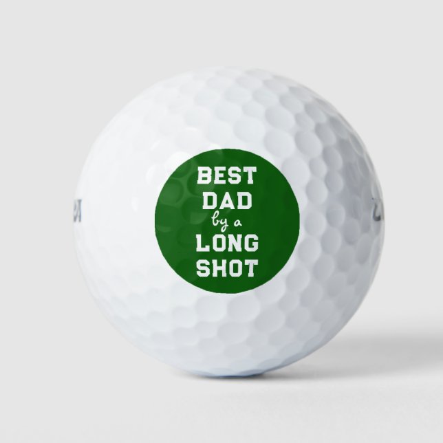 Best Dad Humor Golf Balls (Front)