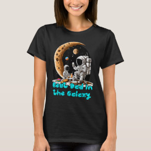 Best Dad In The Galaxy  Astronaut Dad And Son Gala T-Shirt