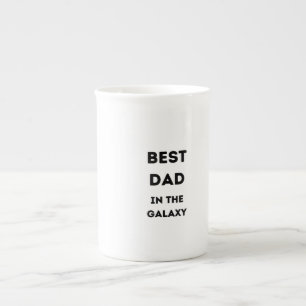 best dad in the galaxy bone china mug
