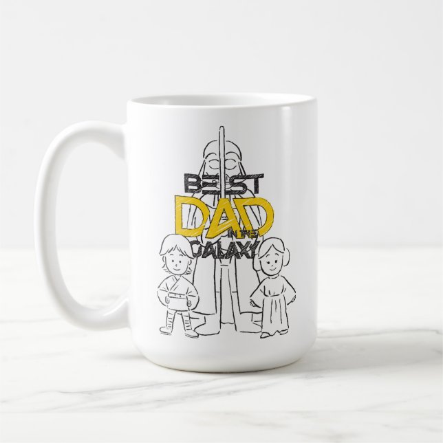 Best Dad in the Galaxy Coffee Mug (Left)