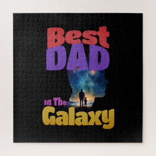 Best Dad In The Galaxy Jigsaw Puzzle