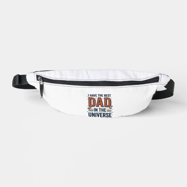 Best Dad in the Universe Space Vector Design_1 Fanny Pack (Front)