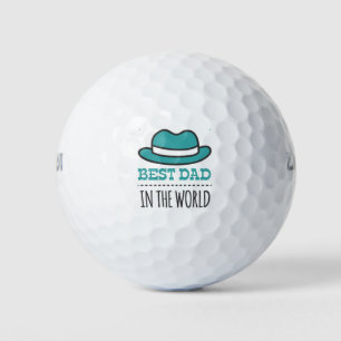 Best Dad in the World Golf Balls
