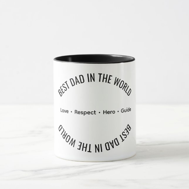 BEST DAD IN THE WORLD MUG (Center)