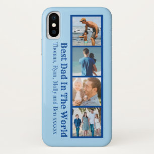 Best Dad in the World Photo Collage Case-Mate iPhone Case