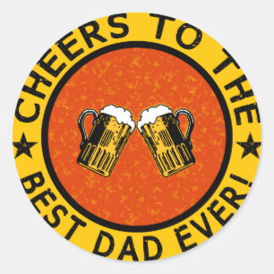BEST DAD JAMAIS autocollants personnalisés