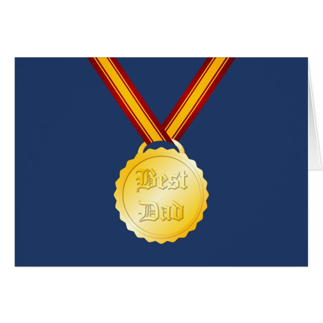 Best Dad Medal Father’s Day (Front Horizontal)