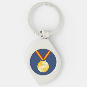 Best Dad Medal Father’s Day Keychain