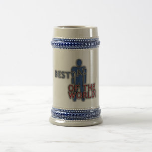 BEST DAD OF THE WORLD BEER STEIN