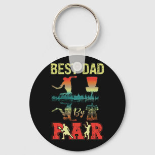 Best Dad Par Discgolf Discgolfer Frisbee Golfing Keychain