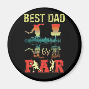 Best Dad Par Discgolf Discgolfer Frisbee Golfing Magnet