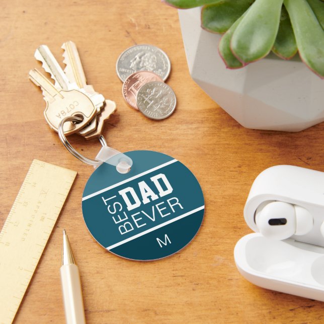Best Dad Personalized Keychain (Desk)