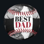 Best Dad Personalized Photo Baseball<br><div class="desc">Just ONE photo (better in horizontal) will make this ball a touching keepsake for daddy and his sweetheart.</div>
