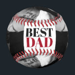 Best Dad Personalized Photo Baseball<br><div class="desc">Just ONE photo (better in horizontal) will make this ball a touching keepsake for daddy and his sweetheart.</div>