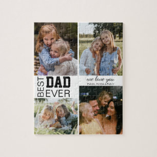 Best Dad Personalized Photos Jigsaw Puzzle
