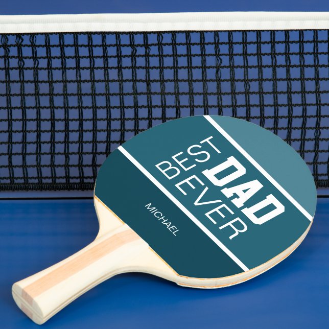 Best Dad Personalized Ping Pong Paddle (Insitu)