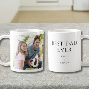 Best Dad Photo Personalized Coffee Mug