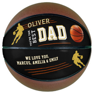 Best Dad Player Silhouette Father Keepsake Basketball