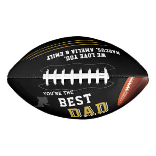 Best Dad Player Silhouette Father Keepsake Football