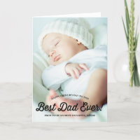Best Dad | Retro Calligraphy Father's Day Card