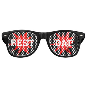 BEST DAD rétro Shades / Fun Party Lunettes de sole