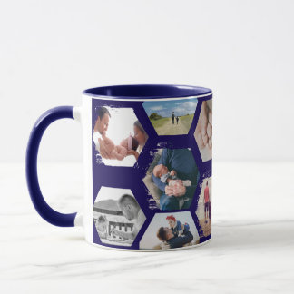 "Best Dad Since" photos and customizable date Mug