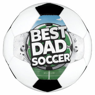 Best Dad soccer graffiti fathers day Soccer Ball