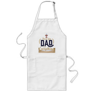 Best Dad – Thank You Design Long Apron