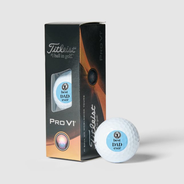 Best Dad Titliest Golf Balls (Packaging)