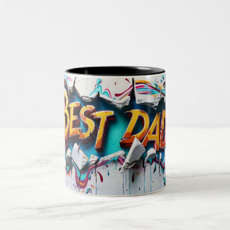 Best dad Two-Tone coffee mug