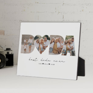 Best Dada Ever 4 Photo Collage First Father's Day Plaque