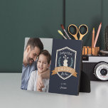 Best Daddy By Par | Golf Dad Photo Plaque<br><div class="desc">Celebrate a golf-loving dad this Father's Day with this awesome custom photo plaque. Design features a golf themed badge bearing the words "Best Daddy By Par" with green laurels and a golf bag,  alongside a photo. Personalize with names or a custom message.</div>