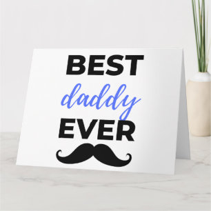 Best Daddy Ever Black Card