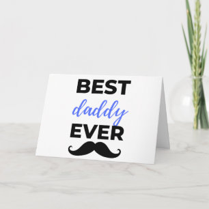 Best Daddy Ever Black Card