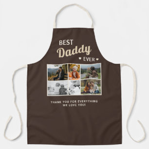 Best Daddy Ever Family Father's Day 6 Photo  Apron