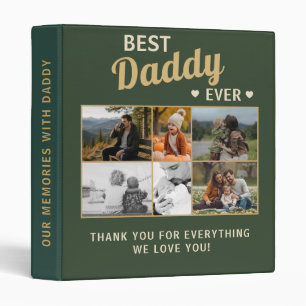 Best Daddy Ever Family Father's Day Photo Album Binder